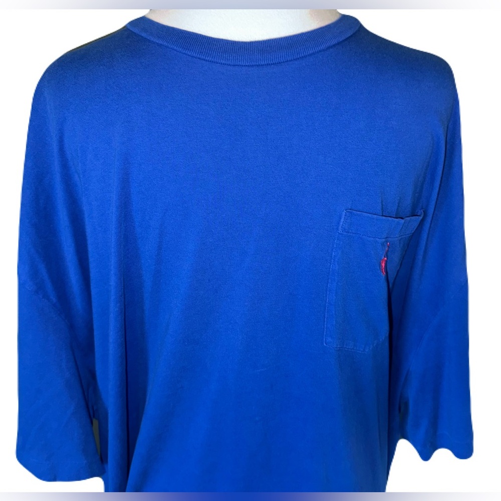 Polo by Ralph Lauren Men's Blue Short Sleeve T-Shirt Size XXL - Picture 4 of 12